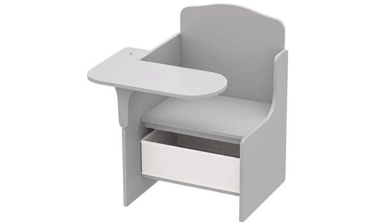 AIYAPLAY 2 in 1 Kids Table and Chairs Set with Storage Bins - Grey