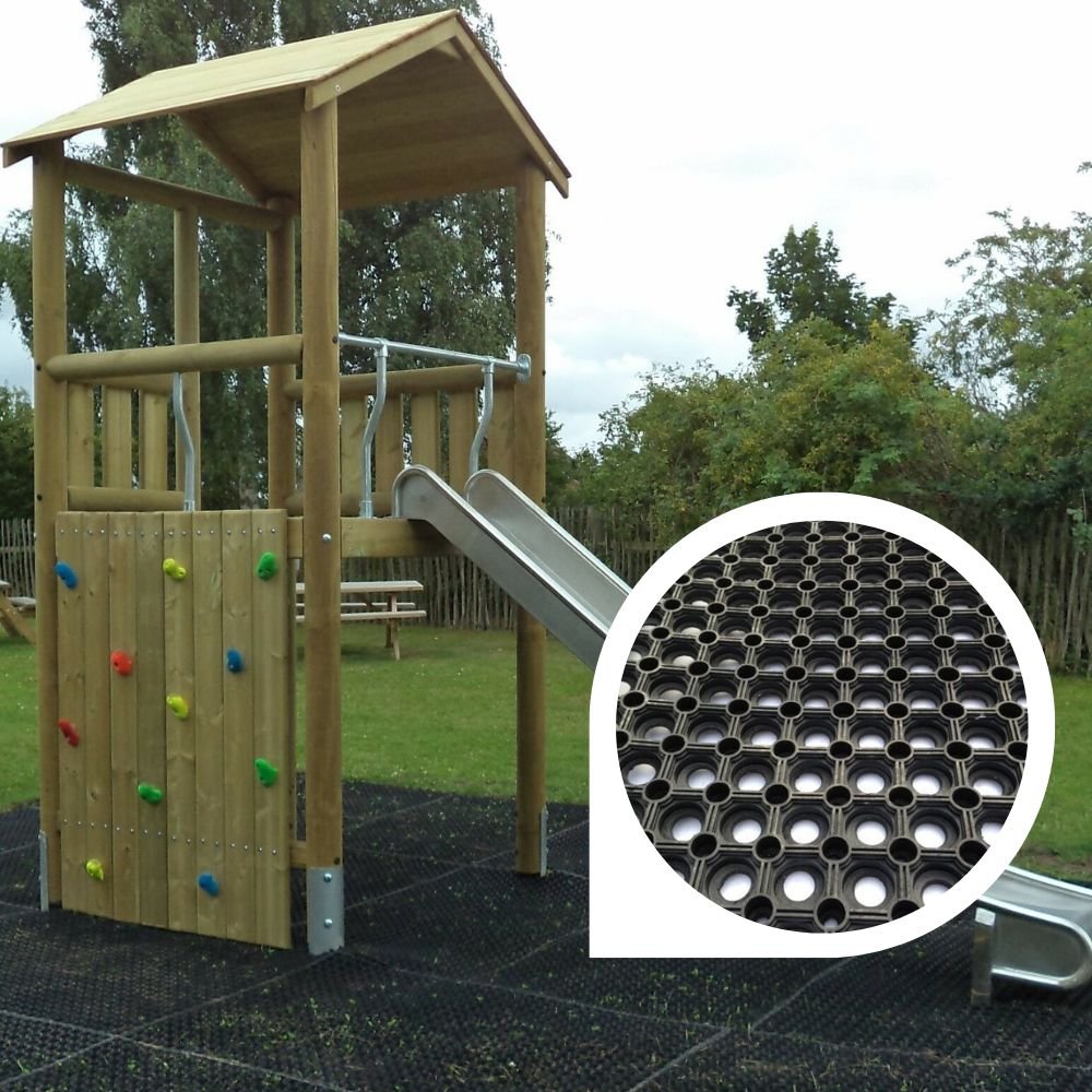 Ark Mat 16mm Playground Rubber Grass Mat - 1.2m x 0.8m - Image 2