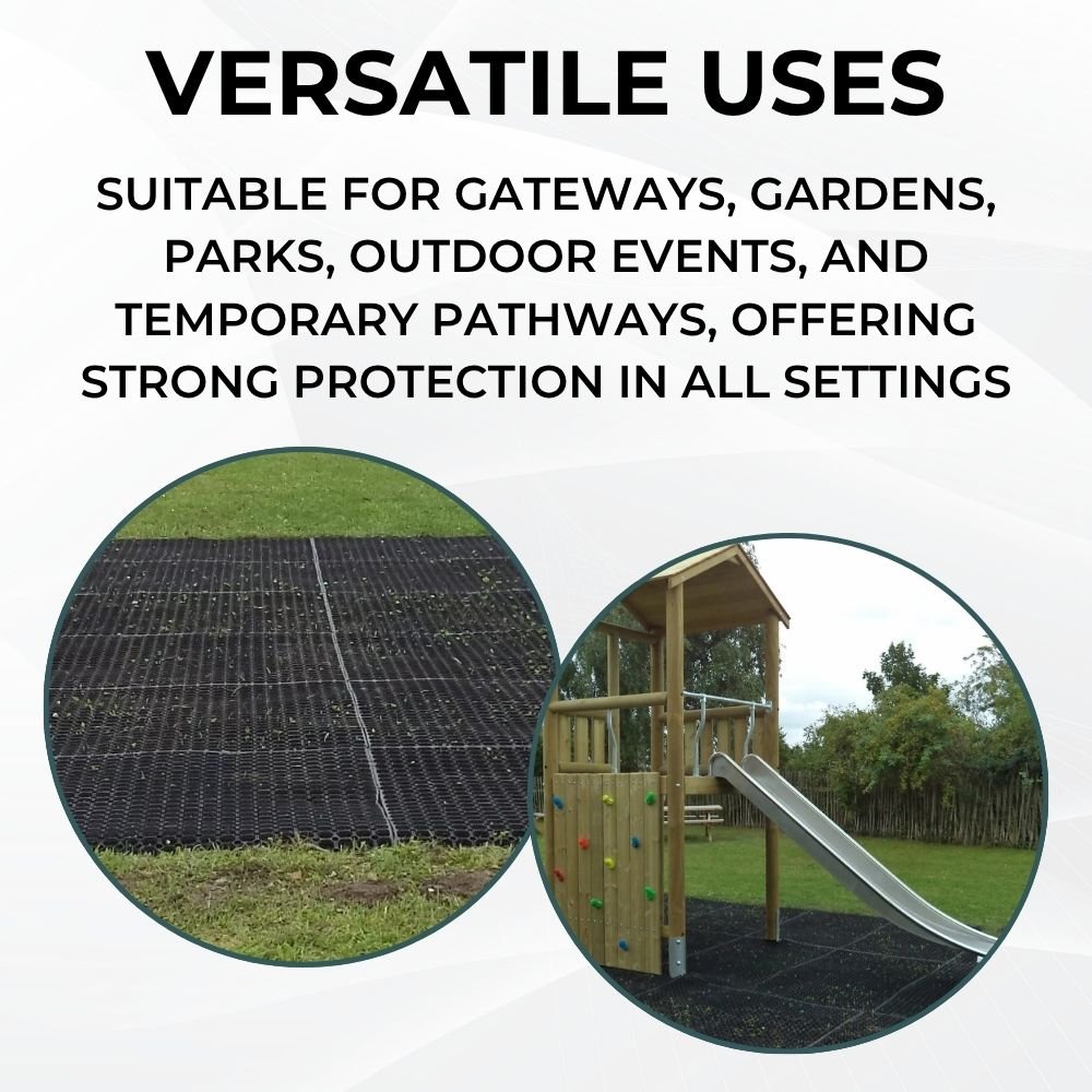 Ark Mat 16mm Playground Rubber Grass Mat - 1.2m x 0.8m - Image 3