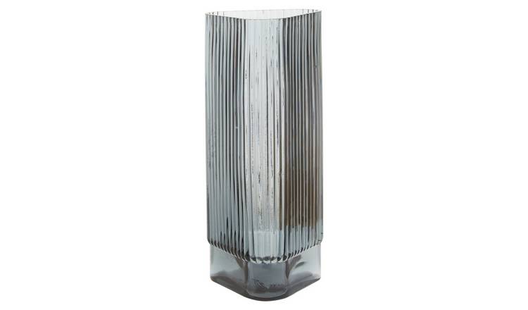 Orsina Benka Small Glass Vase - Grey
