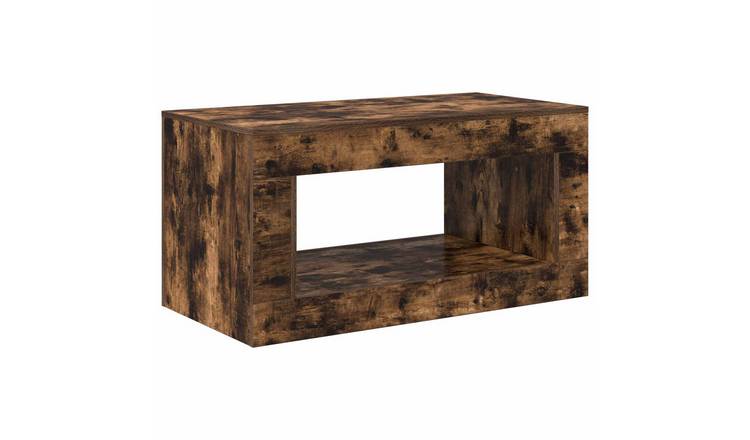 Walplus Coffee Table - Dark Oak - 99.5 x 50 x 50 cm