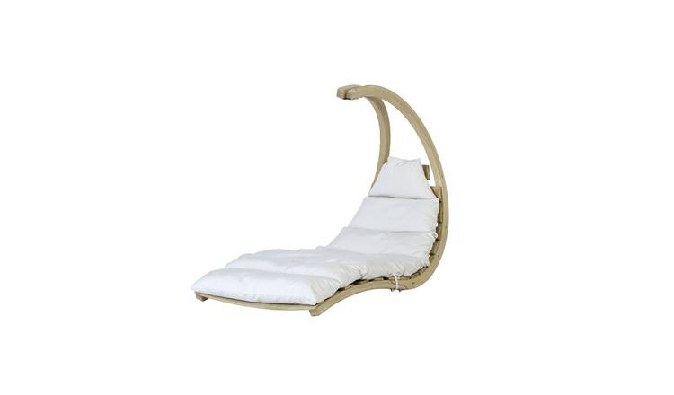 Amazonas Swing Lounger Wooden Hanging Chair – Natural