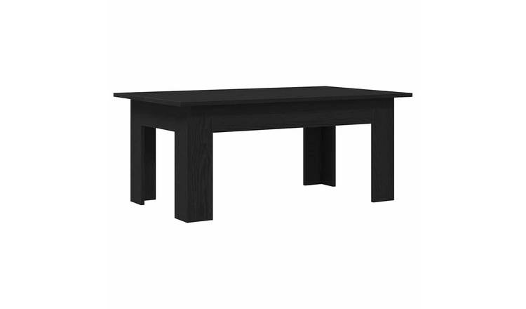 Walplus Engineered Wood Coffee Table - Dark Oak - 100 x 60 x 42 cm