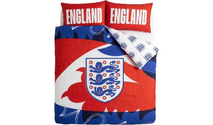 Team Merchandise England Reversible Bedding Set - Double