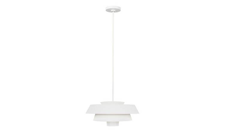 Elstead Brisbin Pendant Light - Matte White