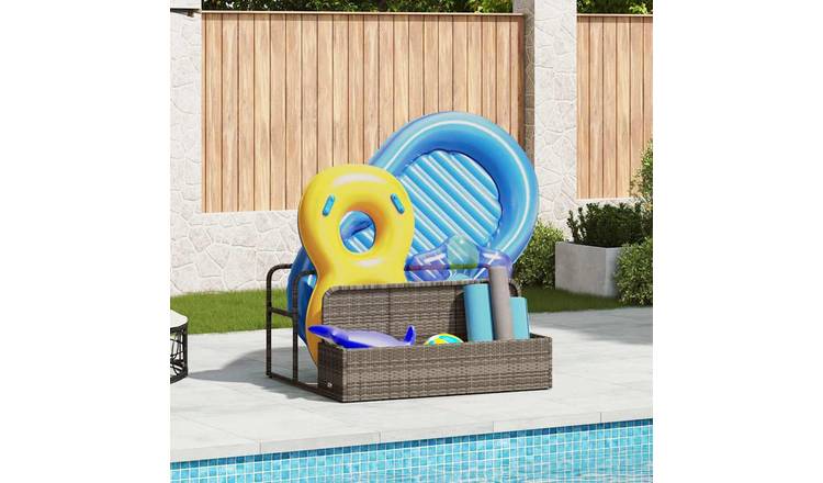 Walplus Steel Poolside Float Storage - Grey - 110 x 100 x 57 cm