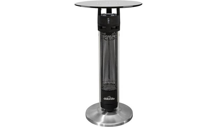 Loops Direct 1200W Carbon Heater Bistro Table - Stainless Steel