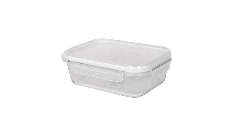 Harbour Housewares Glass Food Storage Container with Lid - 20 x 6cm