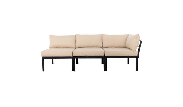 GardenKraft  3 Seater Modular Garden Furniture Set - Taupe
