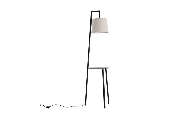Living and Home Metal Tray Table Floor Lamp