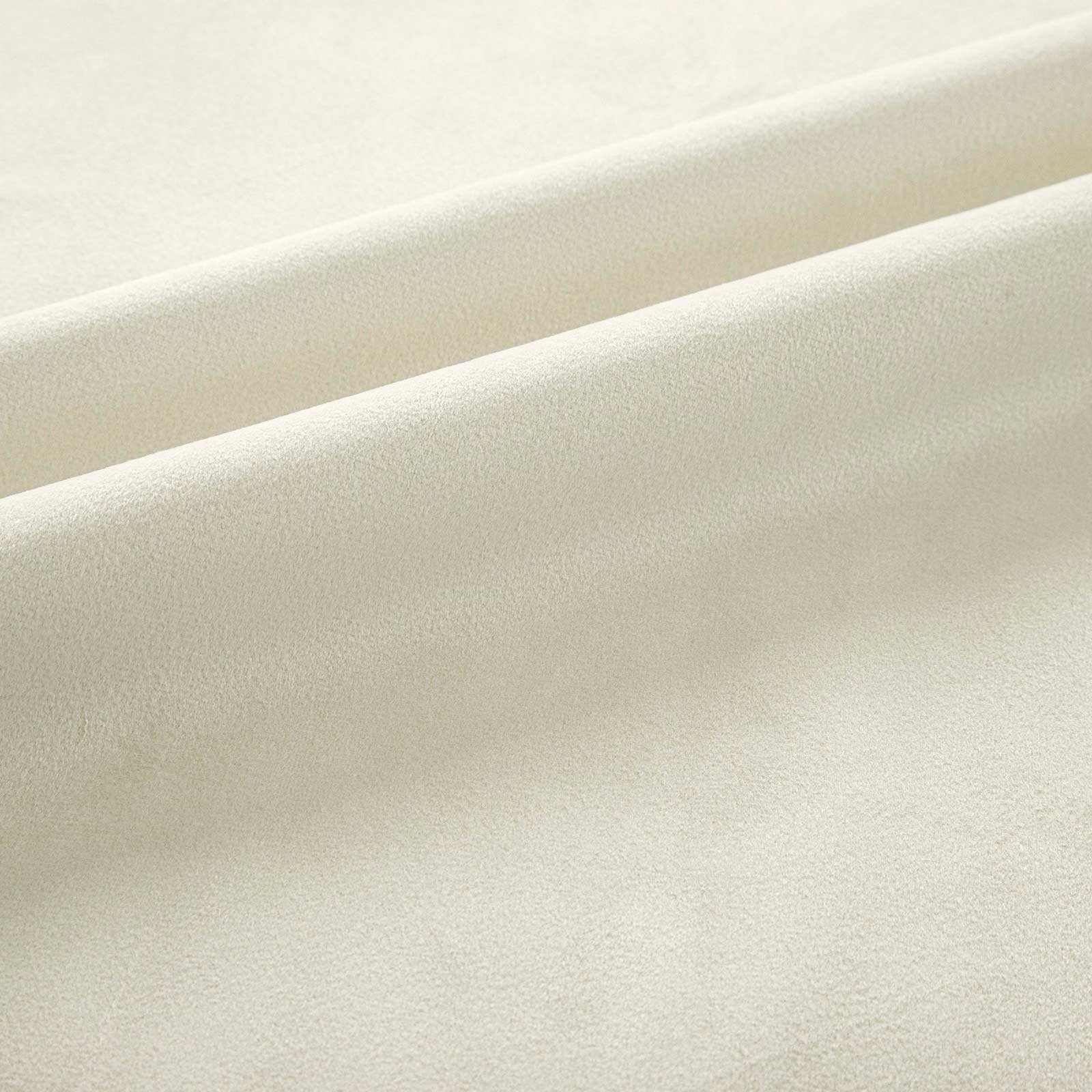 Homescapes Cream Thermal 100% Blackout Velvet Curtains - 117cm x 183cm - Image 5
