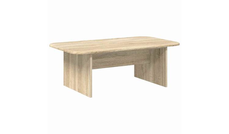 Walplus Engineered Wood Coffee Table - Sonoma Oak - 93 x 53 x 33 cm