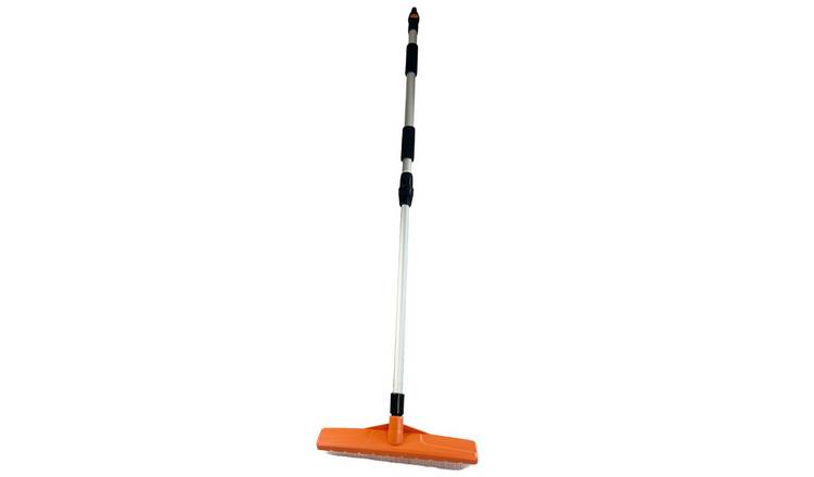 Lazy Tools Artificial Grass Rake Brush With Nylon Bristles and Hose Attachment