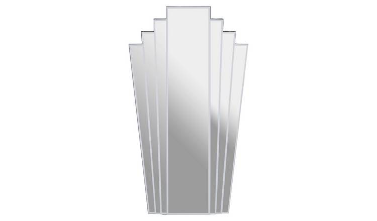 Orsina Sana Art Deco Wall Mirror – Clear