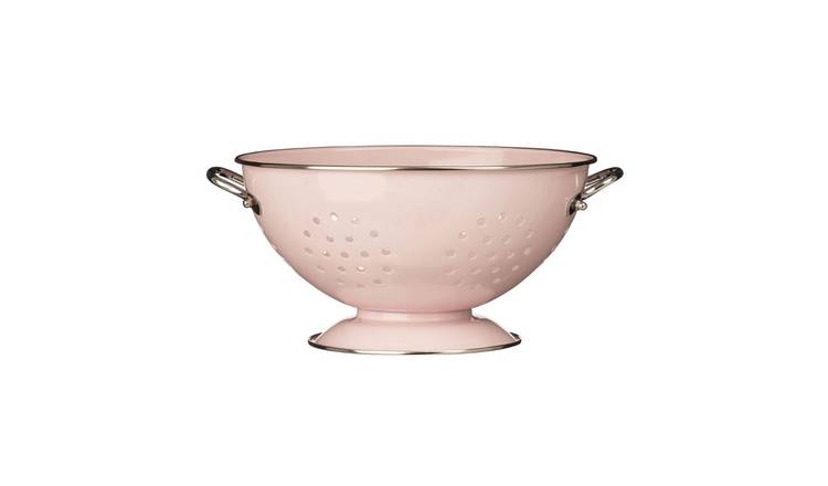 Orsina Hollis Retro Enamel Colander – Pink