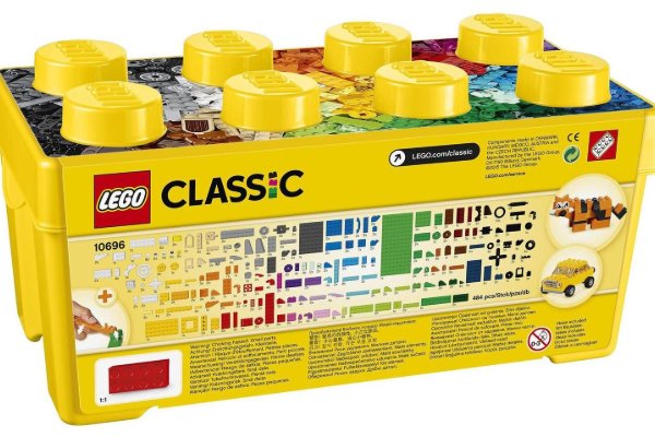 A picture of a storage box for Lego.