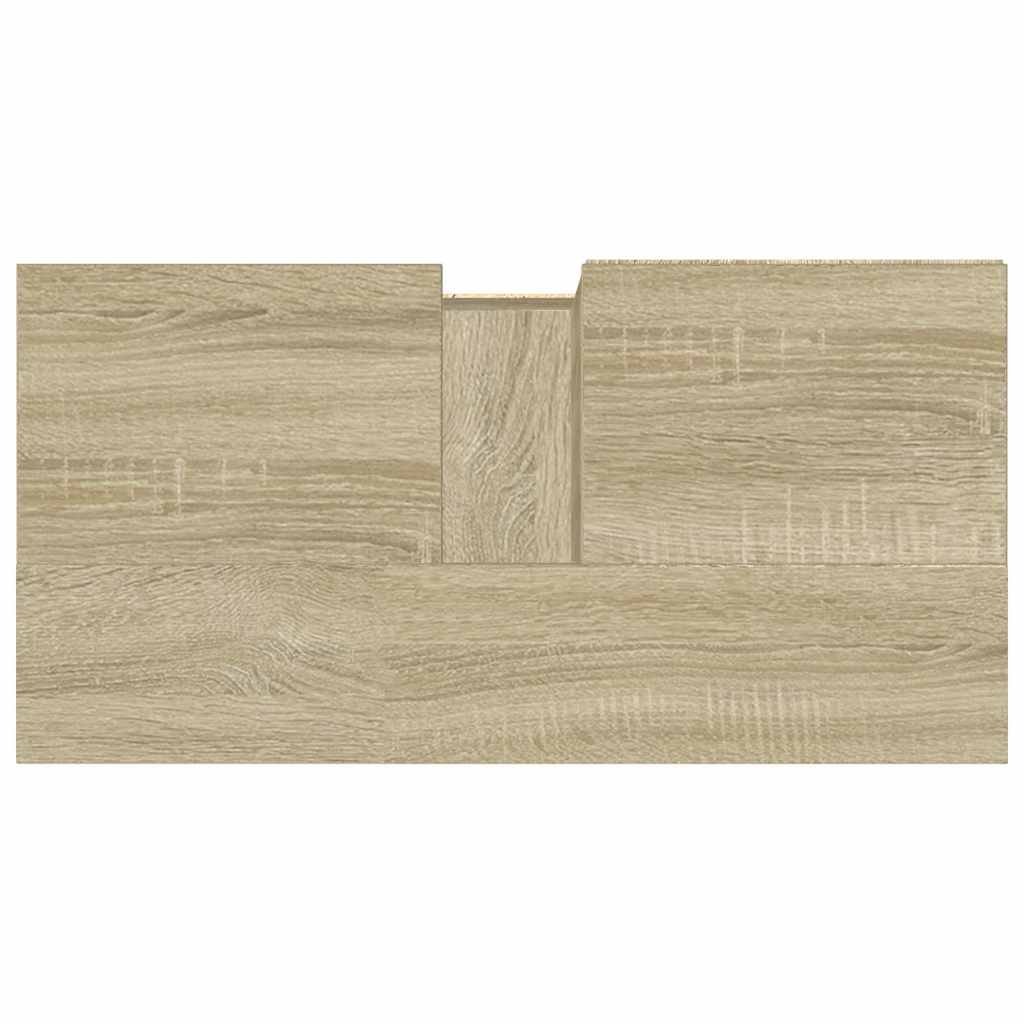 Walplus Engineered Wood Bathroom Cabinet - Sonoma Oak - 65 x 33 x 60 cm - Image 7