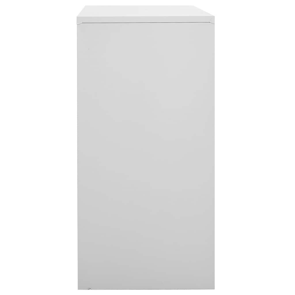 Walplus Steel 6 Lockers Locker Cabinet - Light Grey - 90 x 45 x 92.5 cm - Image 4