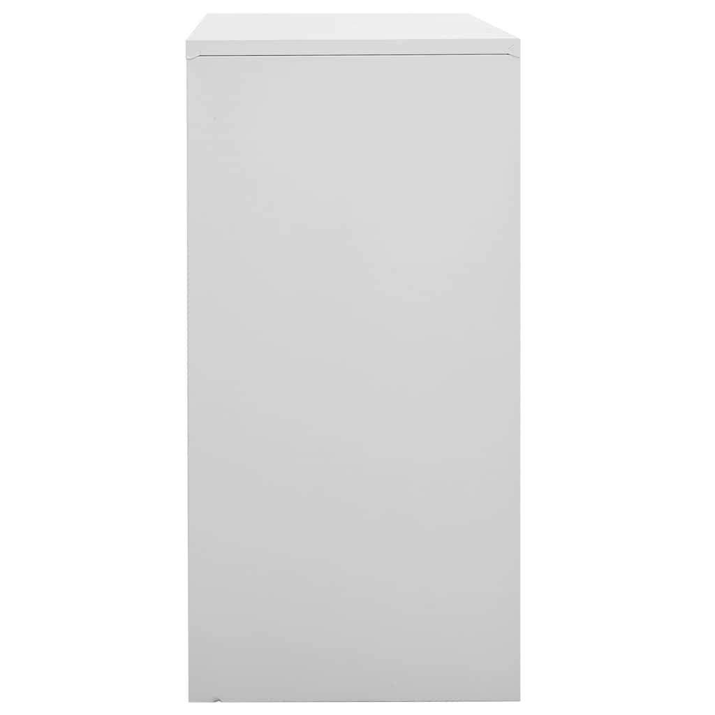Walplus Steel 6 Lockers Locker Cabinet - Light Grey - 90 x 45 x 92.5 cm - Image 4