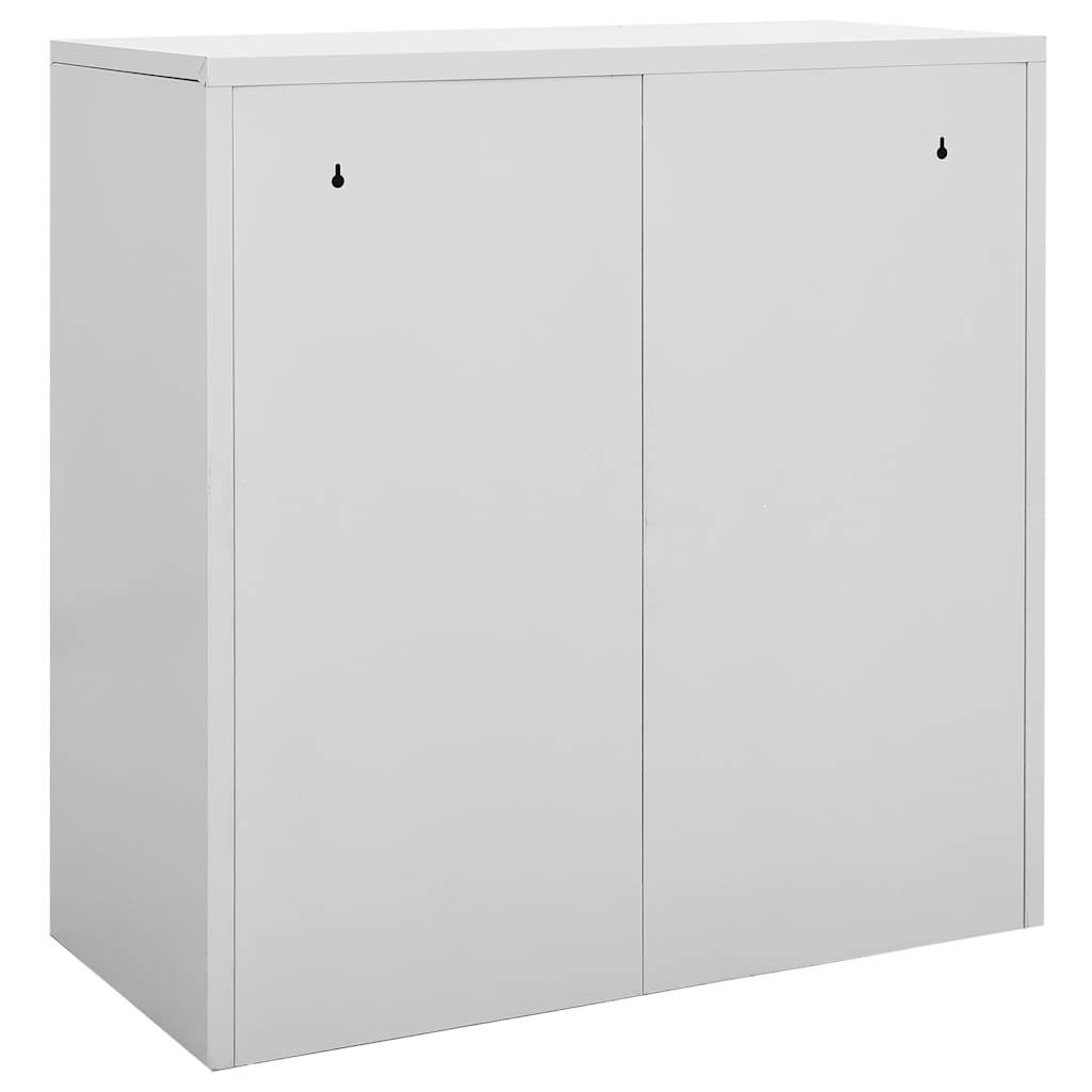 Walplus Steel 6 Lockers Locker Cabinet - Light Grey - 90 x 45 x 92.5 cm - Image 5