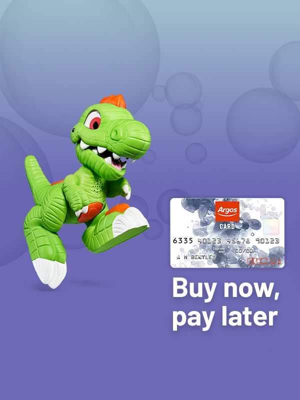Available on the Argos Card. Representative 34.9% APR variable.
