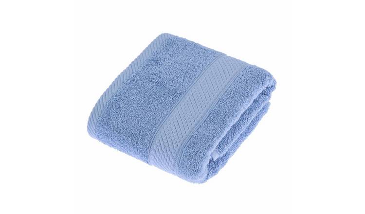 Homescapes Turkish Cotton Hand Towel - Light Blue