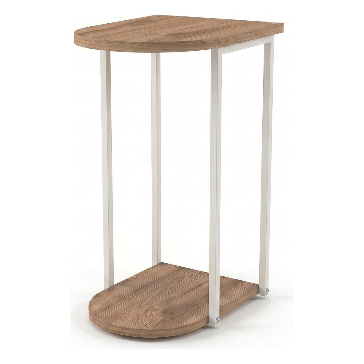 Decortie Roya Open Shelf Side Table - Oak Effect - Image 2