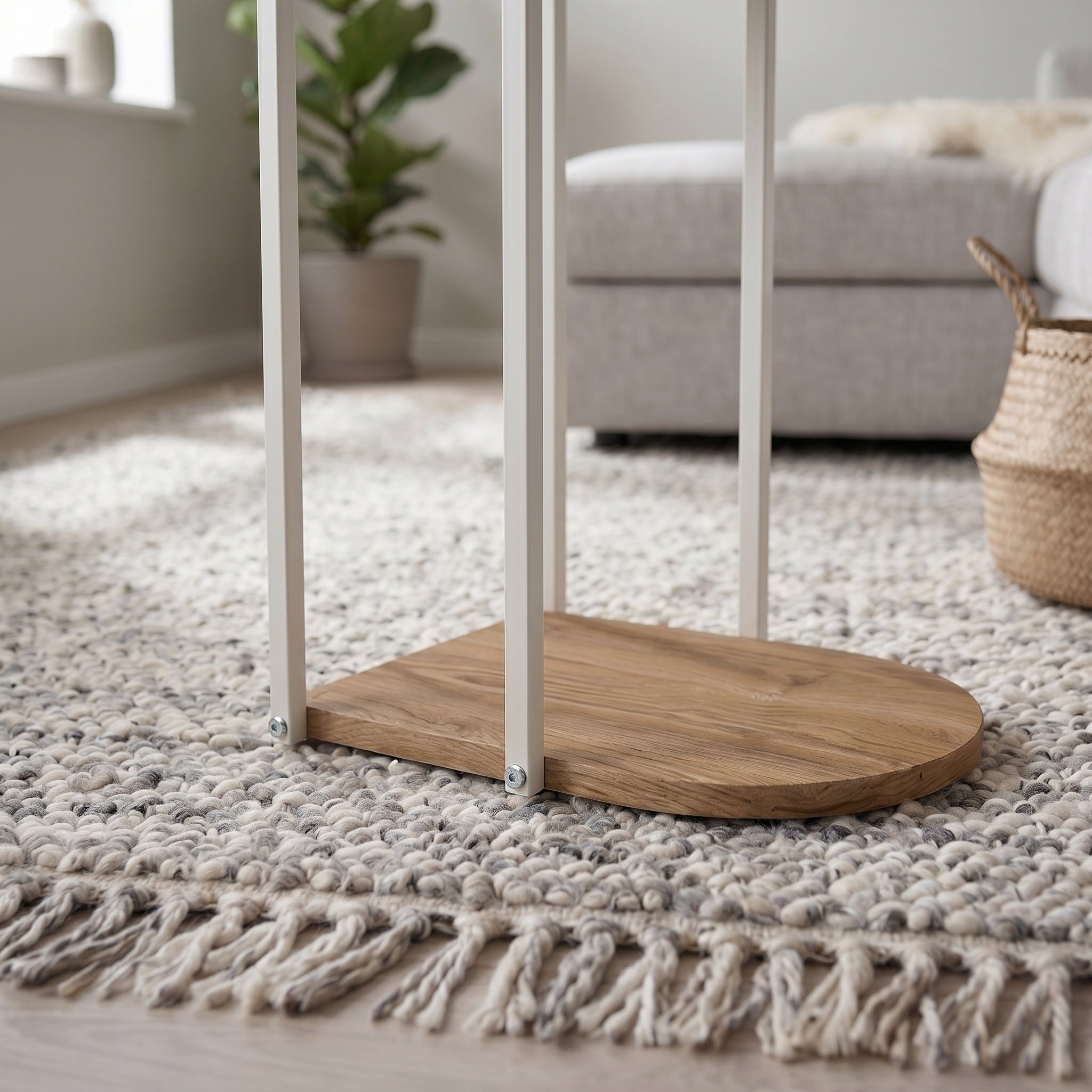 Decortie Roya Open Shelf Side Table - Oak Effect - Image 4