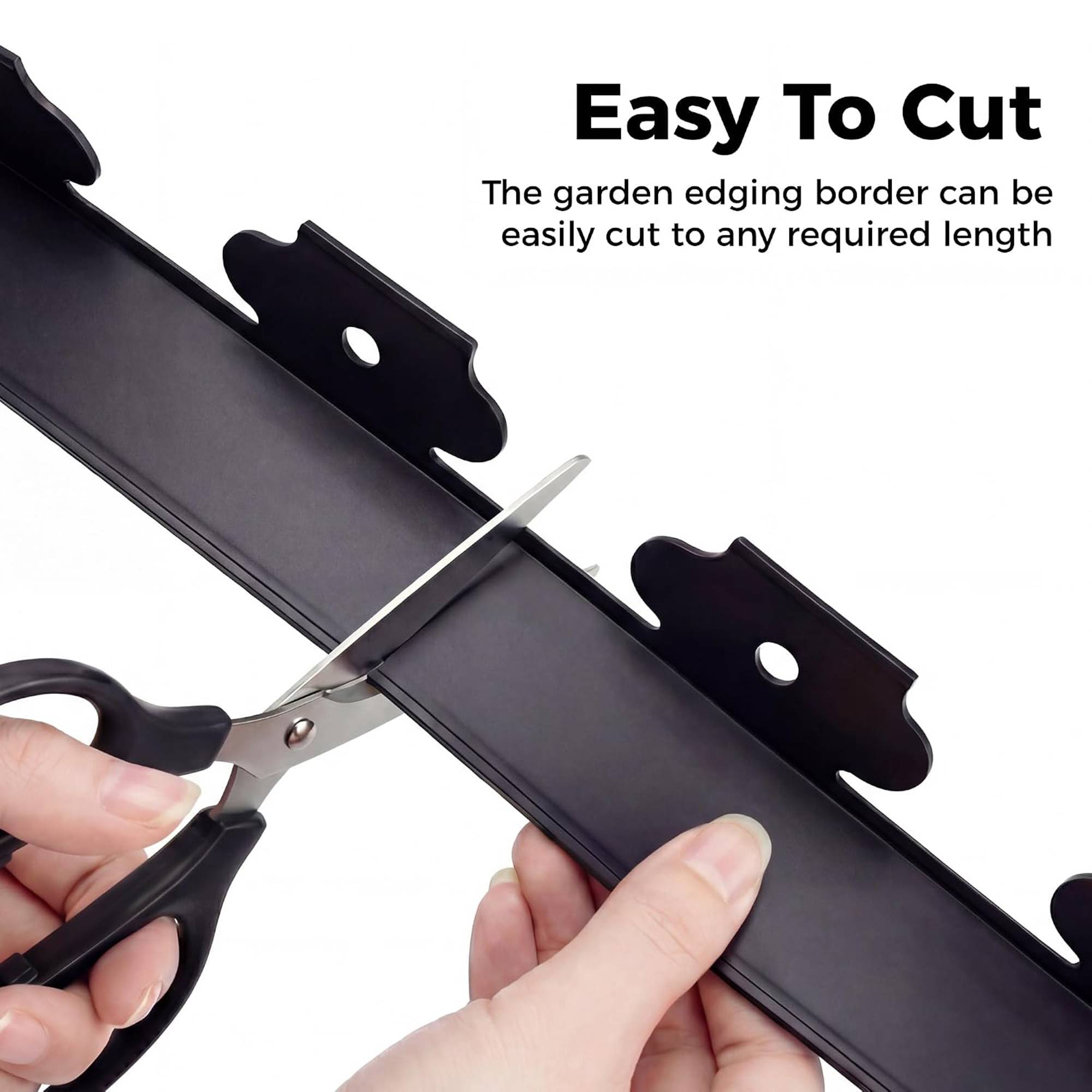 Greenera 10m Flexible Plastic Garden Edging Border - Image 2