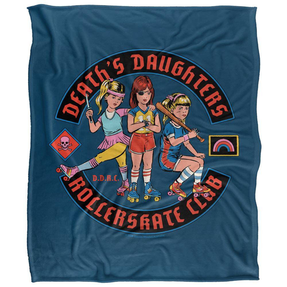 Steven Rhodes Death Daughters Rollerskate Club Blanket - 152cm x 127cm - Image 1