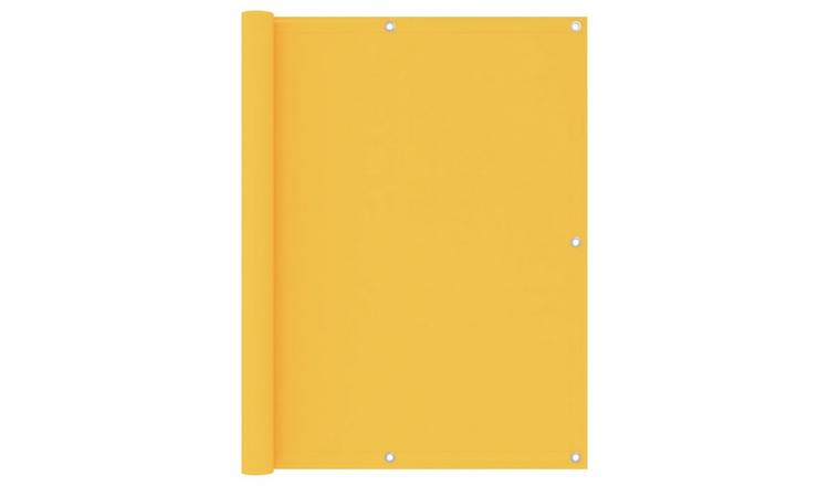 Walplus Polyester Oxford Balcony Screen - Yellow - 120 x 600 cm