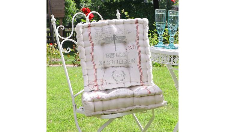 Dibor Belle Jardinere Outdoor Garden Chair Cushion Seat Pad - Cream