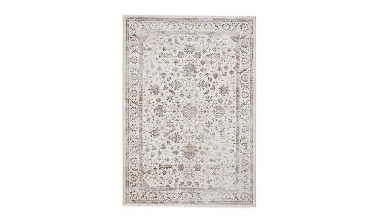 Mega Flooring Beige Traditional Abstract Rug - 120 x 170cm