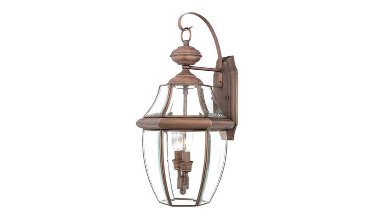 Elstead Newbury 2 Arm Wall Light - Copper
