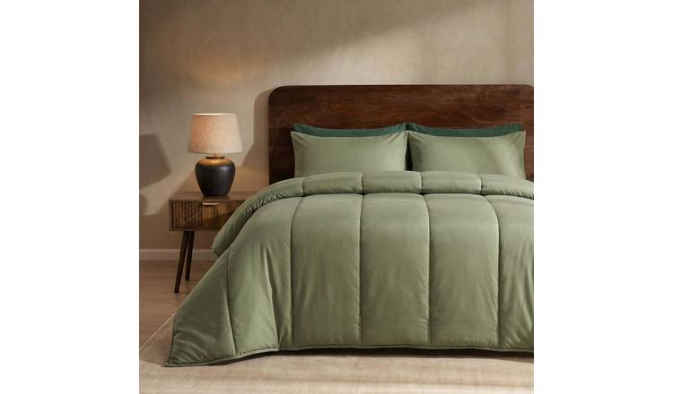 OHS Coverless 10.5 Tog Duvet Set Quilted Bedding - Woodland - King