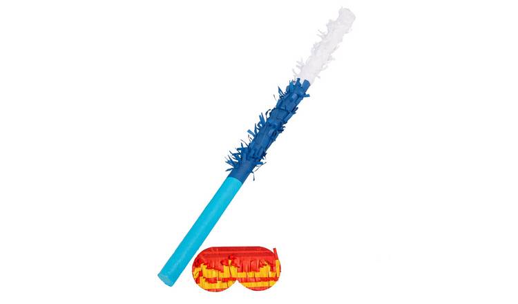 Fax Potato Pinata Stick & Blindfold Set - Blue