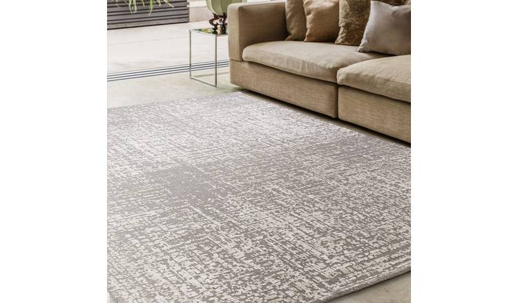 Mega Flooring Beige Modern Abstract Rug - 120 x 170cm