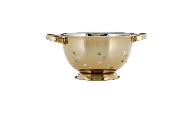 Orsina Hollis Hearts Design Colander – Gold