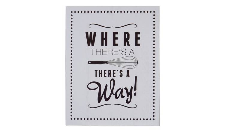 Orsina Pun and Games Where There's A Whisk Wall Plaque
