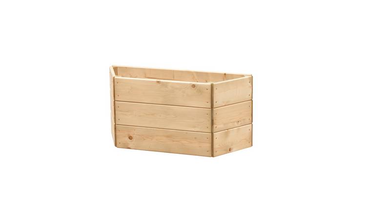 Greena Wooden Wall Planter 90cm, 3 Tiers