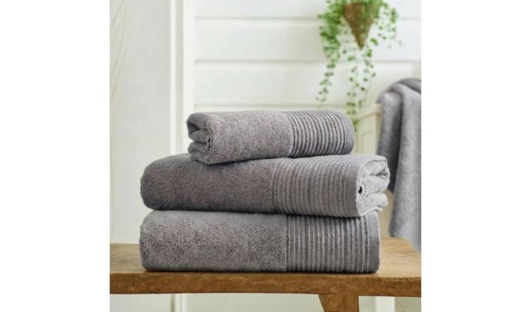 Deyongs Supersoft Zero Twist 100% Cotton Face Cloth 550 GSM Avelon - Charcoal