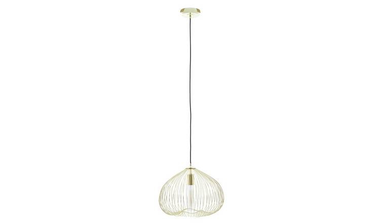 Orsina Lavis Metal Pendant Light - Gold