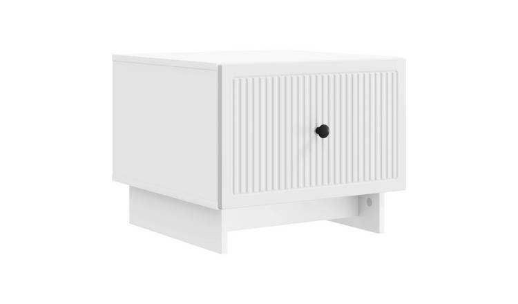 Walplus Engineered Wood Coffee Table - White - 49 x 50 x 40 cm