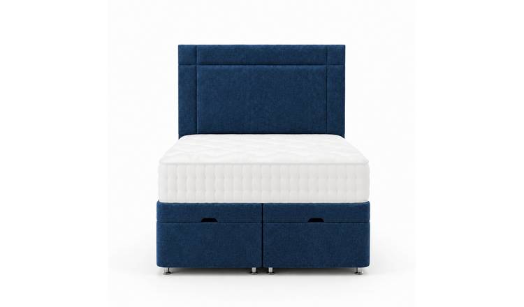 Comfy Deluxe  Jasper   3ft Single  End Lift Ottoman Bed Set - Blue