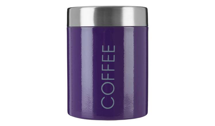 Orsina Liberty Enamel Coffee Canister – Purple