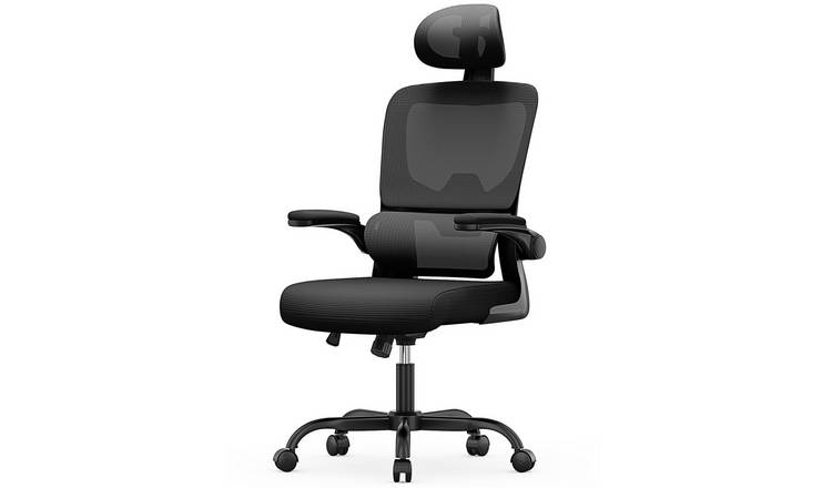 Rattantree Ergonomic Mesh Office Chair with Rocking Function - Black