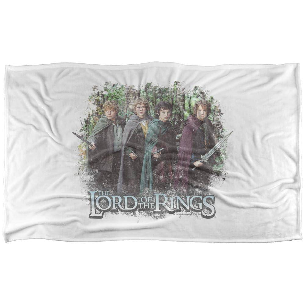 Lord Of The Rings Hobbits Vintage Blanket - 147cm x 91cm - Image 1