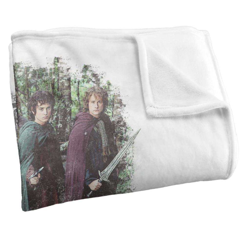 Lord Of The Rings Hobbits Vintage Blanket - 147cm x 91cm - Image 3