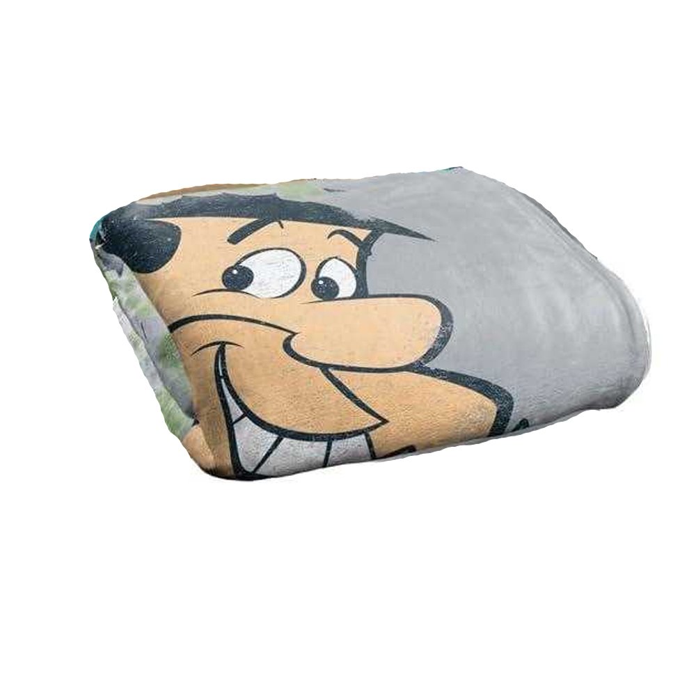 The Flintstones Yabba Dabba Doo Vintage Soft Touch Blanket - 152cm x 127cm - Image 3