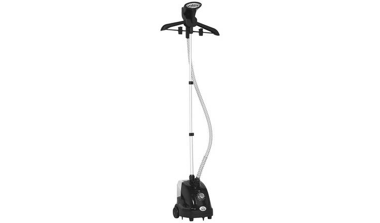 HOMCOM 1.4L Clothes Steamer with Adjustable Telescopic Pole - Black